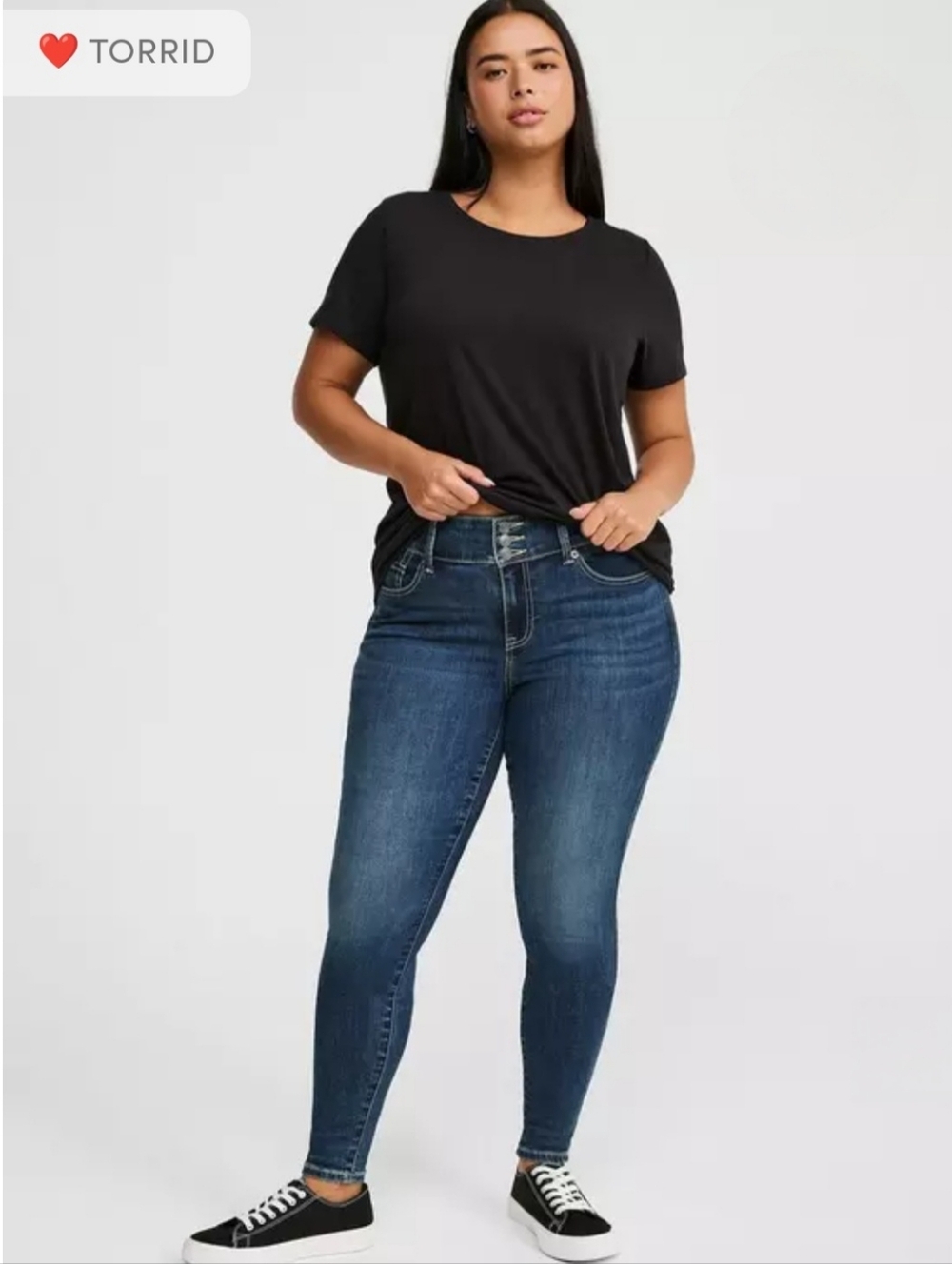 Torrid Jegging High-Rise Skinny Jean, Blue - Size 18R